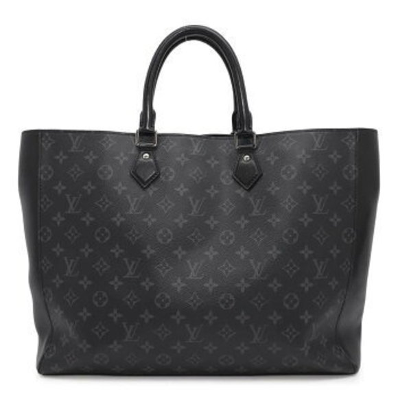 Louis Vuitton Monogram Eclipse Black Grand Sac Tote Bag Black men - Picture 1 of 8